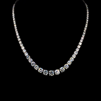 Single Line Diamond Necklace