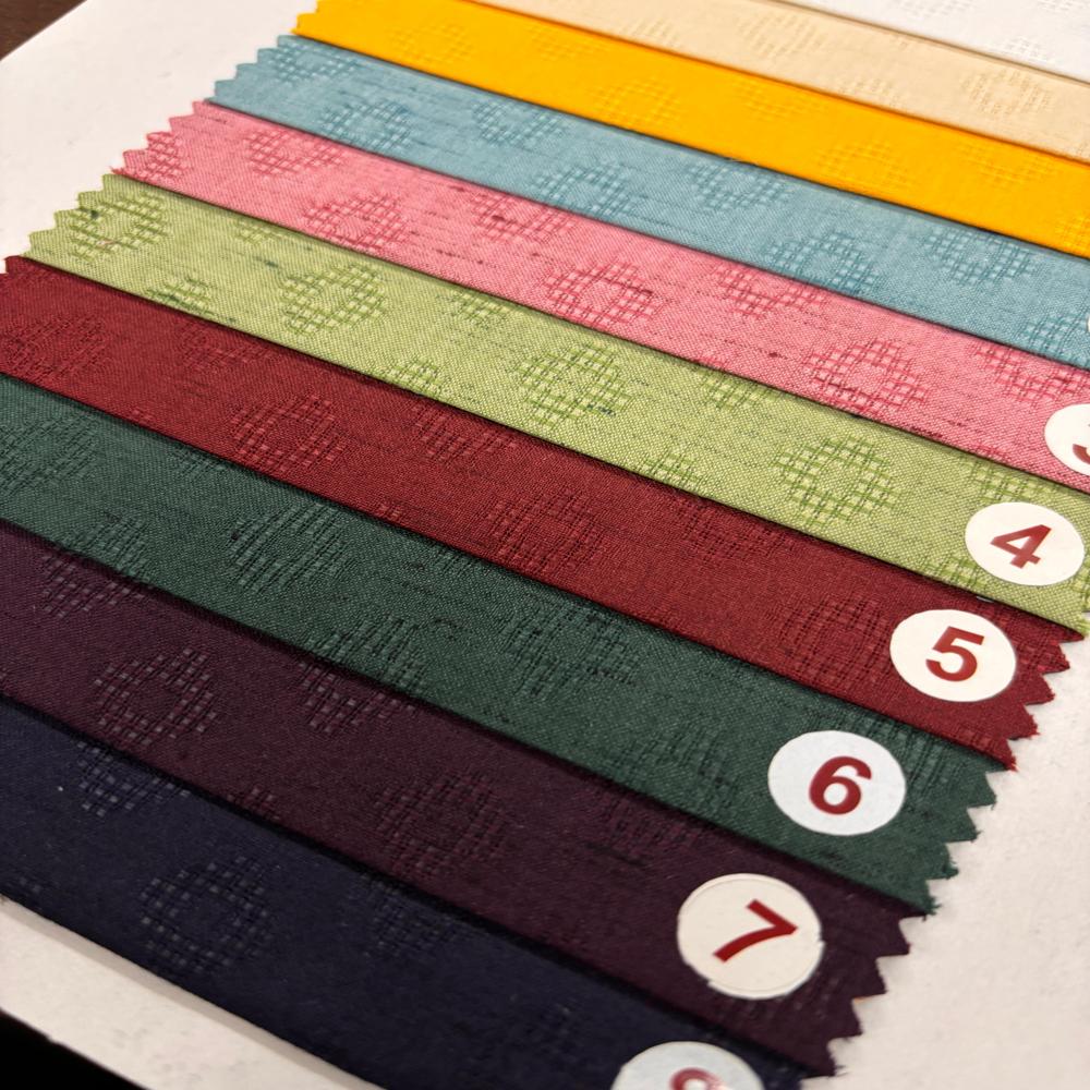 Eclair Poly Cotton Linen Dobby Shirting Fabric Width 58