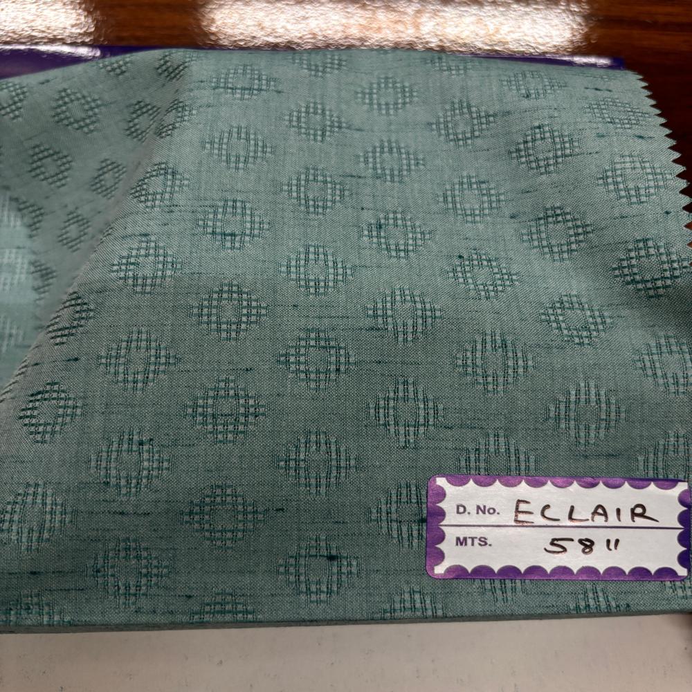 Eclair Poly Cotton Linen Dobby Shirting Fabric Width 58