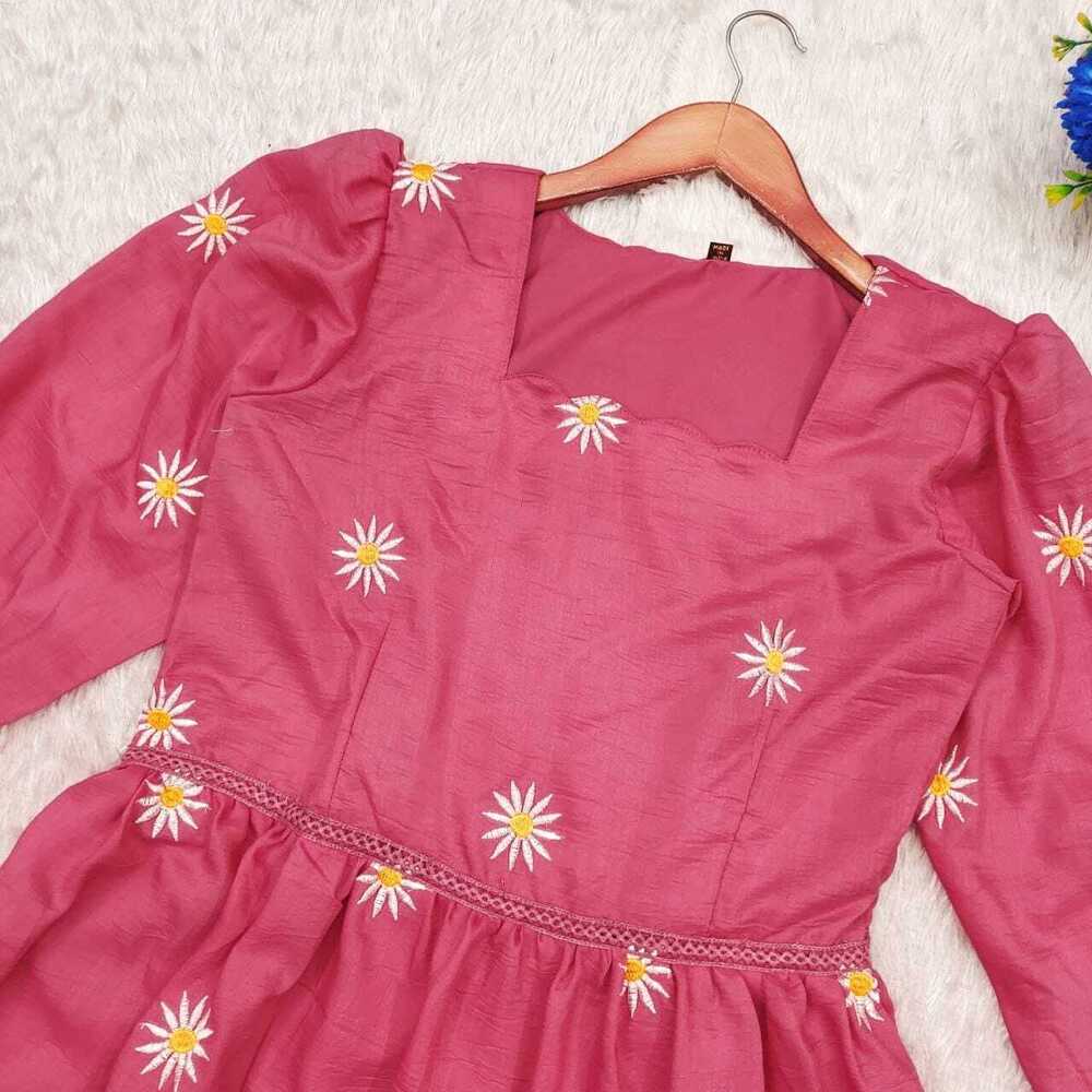 Sunflower Printed Kurti - Color: 4 Colour