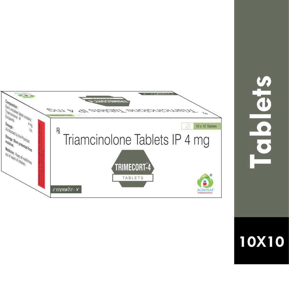 TRIMECORT 4 TABLET - Triamcinolone (4mg) TABLET