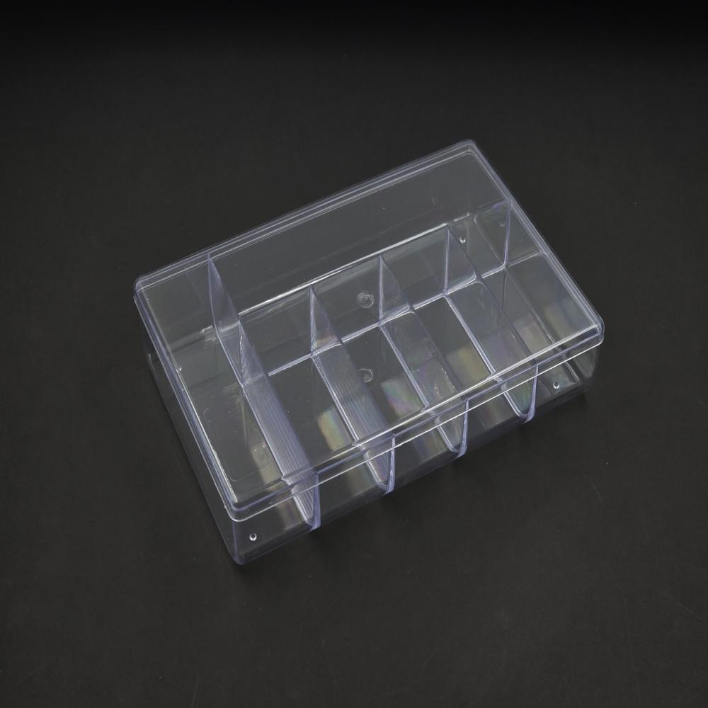 Cp 6 Pt Small Partition Container (Cpre7) - Color: Transparent