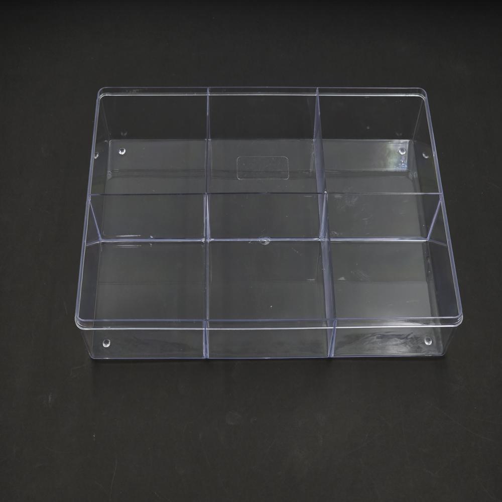 Cp 6 Pt Big Partition Container (Cpre9) - Color: Transparent