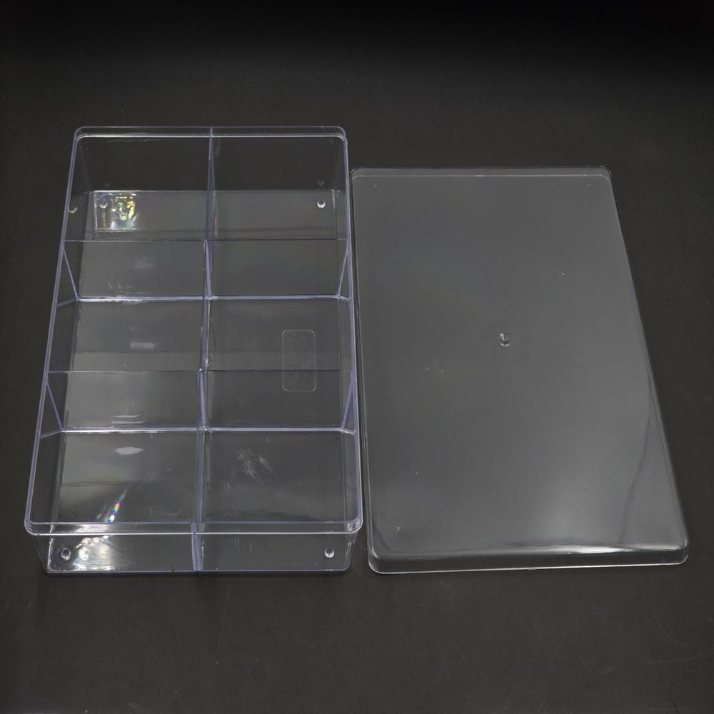 Cp 6 Pt Big Partition Container (Cpre9) - Color: Transparent