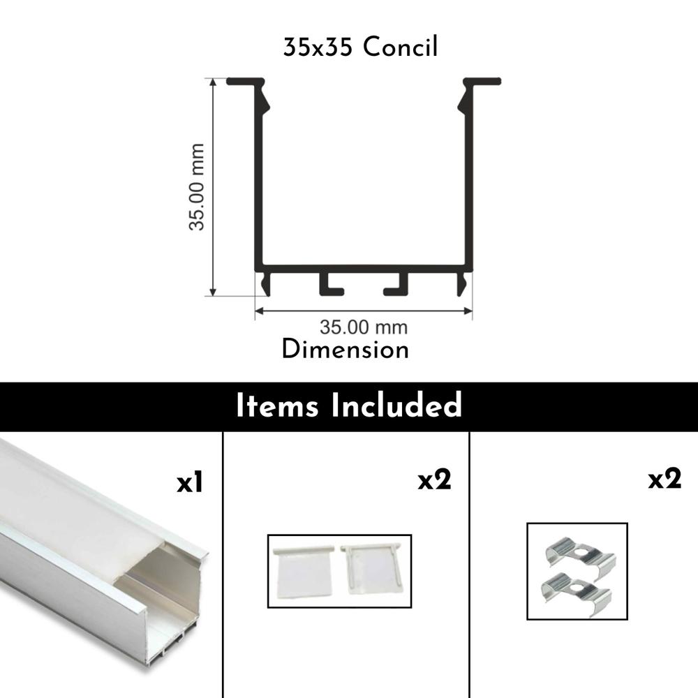 35 X 35 Surface - Application: Architectural Lighting
