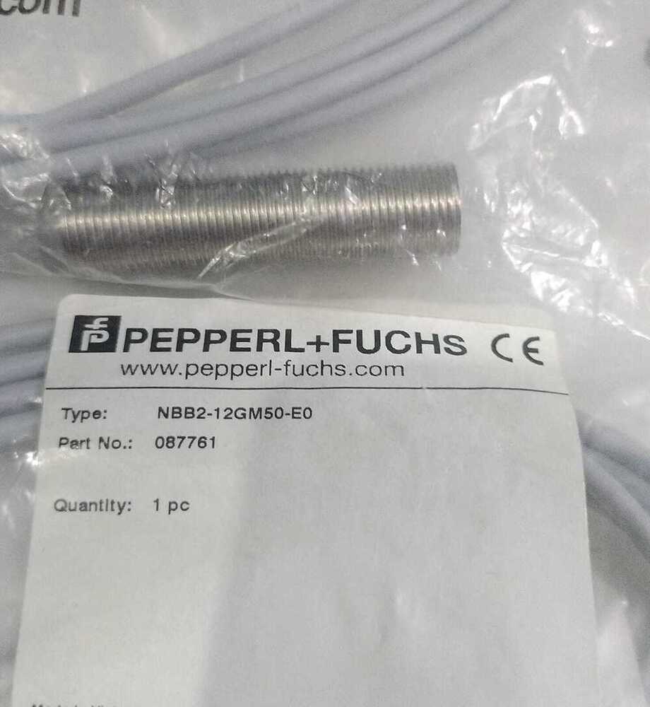 PEPPERL FUCHS PROXIMITY SENSOR, NBB2-12GM50-E0