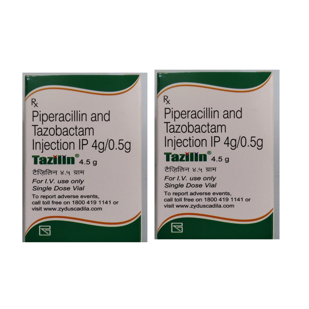 Tazilin Piperacillin & Tazobactum 4.5 Gm - Dosage Form: Injection