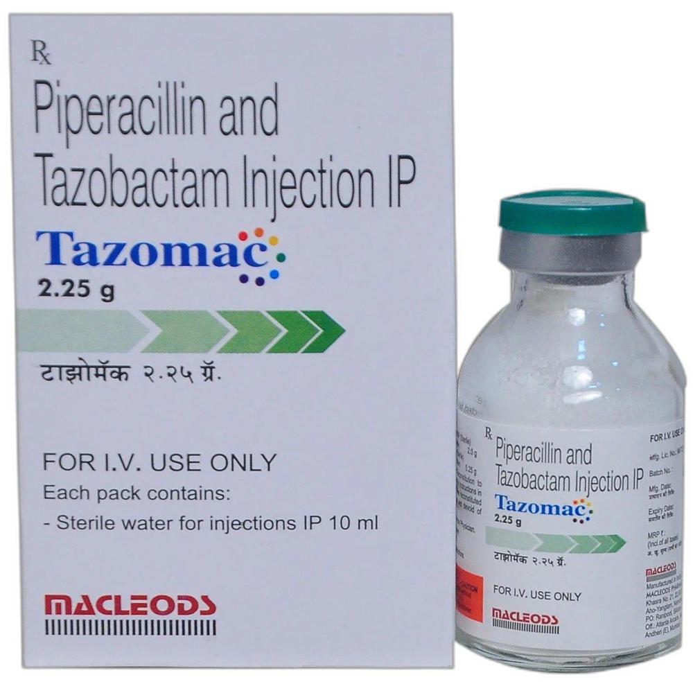 Tazomac Piperacillin & Tazobactam Injection 2.25 gm