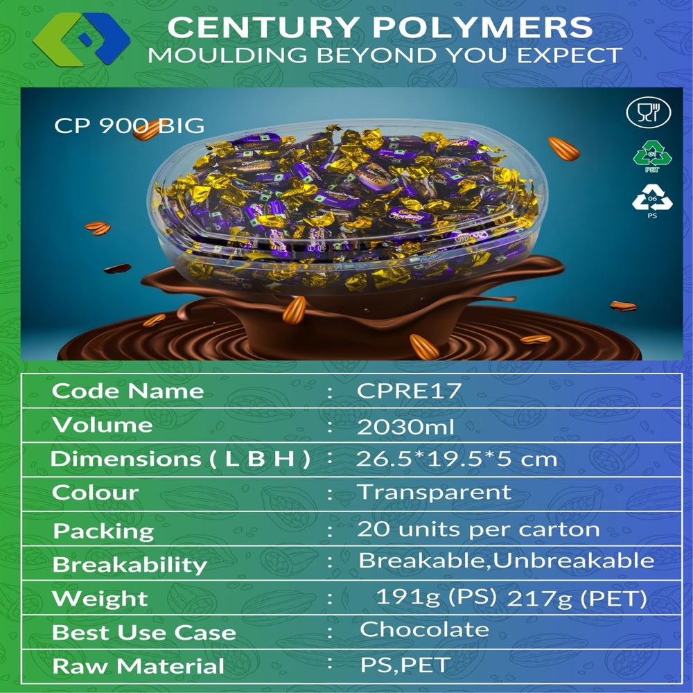 CP 900 Big Chocolate Container (CPRE17)