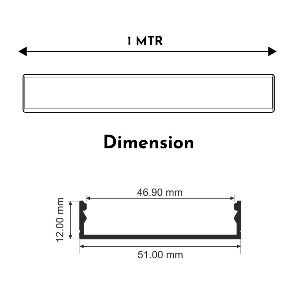 50 X 12 Surface - Application: Architectural Lighting
