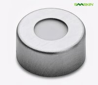 Waters Corp Aluminum Crimp Cap and PTFE/Silicone Septum, 100/pk