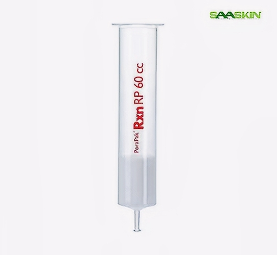 Waters Corp PoraPak Rxn RP 60 cc Vac Cartridge, 5 g Sorbent per Cartridge, 80 m, 10/pk