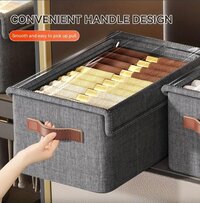 FOLDABLE STORAGE BOX WITH LID (26 LTR)
