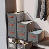 FOLDABLE STORAGE BOX WITH LID (26 LTR)