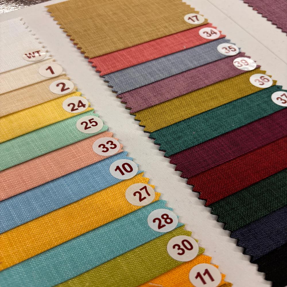 Blossom Poly Cotton Linen Shirting Fabric 58 Inch Width - Application: Apparel