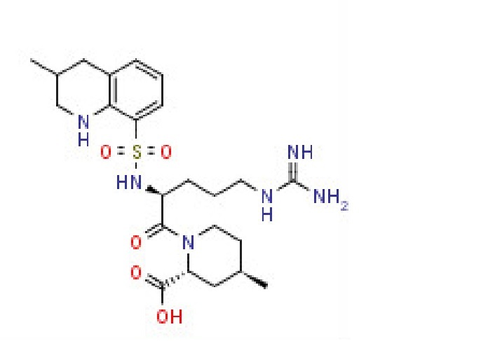 (2R,4R)-1-[(2S)-5-[(Diaminomethylidene)amino]-2-[(3R)-3-methyl-1,2,3,4-tetrahydroquinoline-8-sulfonamido]pentanoyl]-4-methylpiperidine-2-carboxylic acid