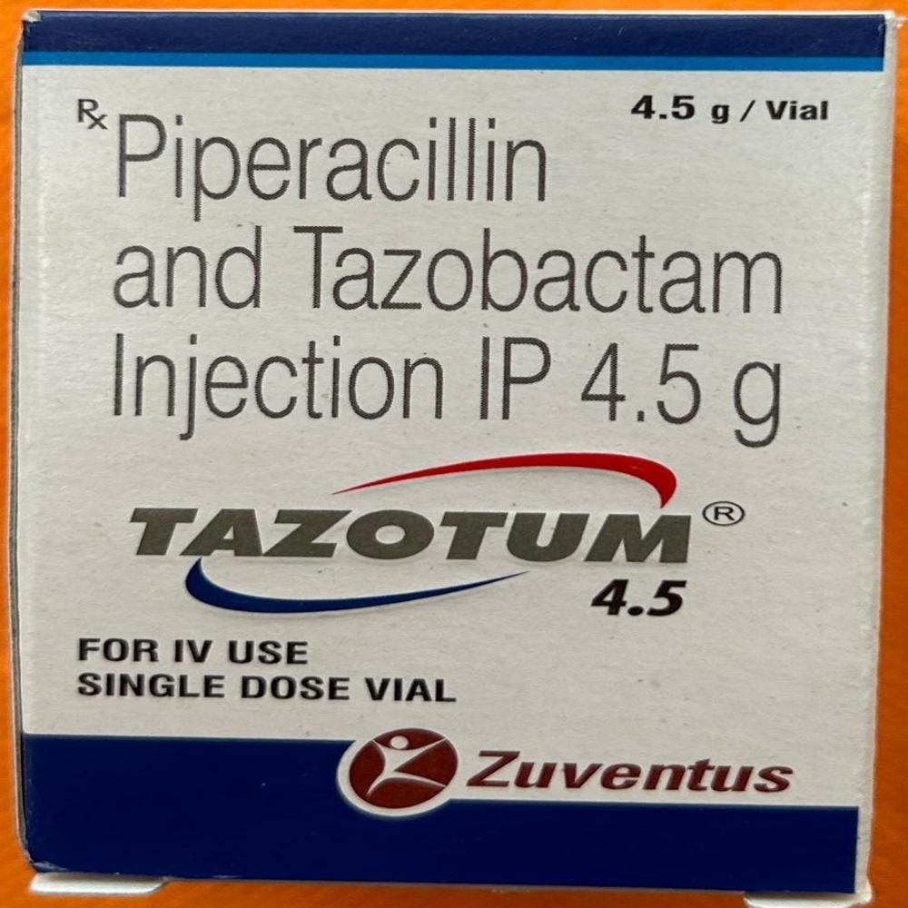 Tazotum Piperacillin & Tazobactam Injection 4.5gm 