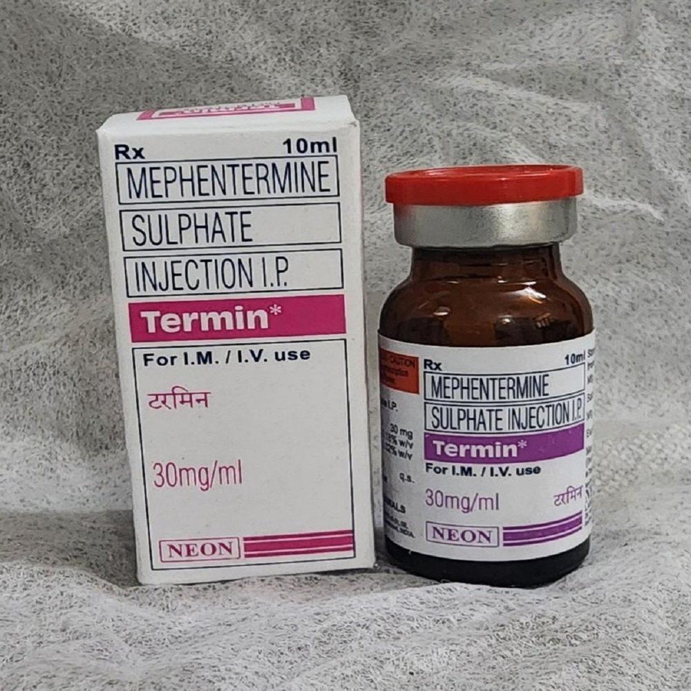 Termin Mephentermine Injection 30mg - Shelf Life: 12 Months
