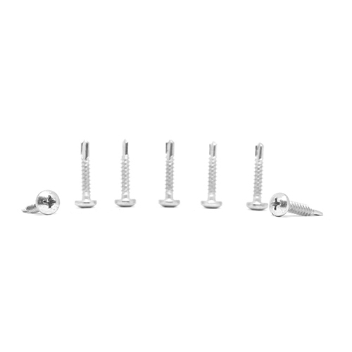 Pan Head Self Drilling Screw - Color: Silver