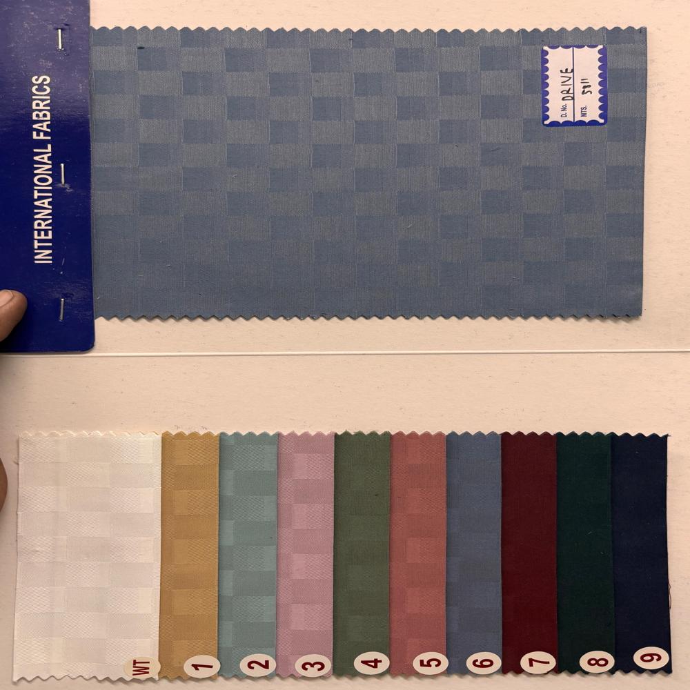 Drive Poly Cotton Linen Dobby Shirting Fabric Width 58