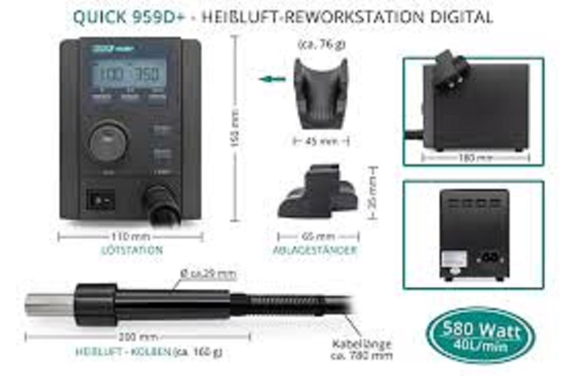 QUICK 959D+ SMD Rework Station