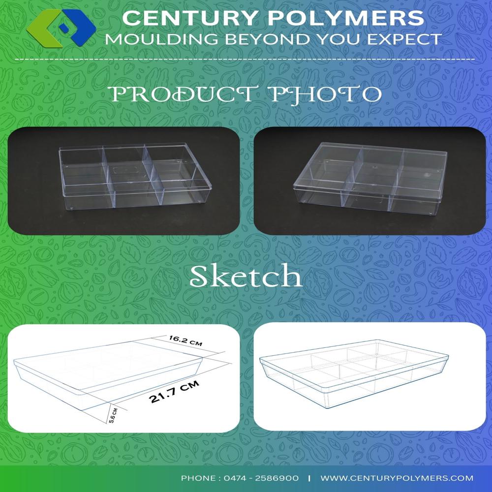 CP 6 PT Medium Partition Container (CPRE8)
