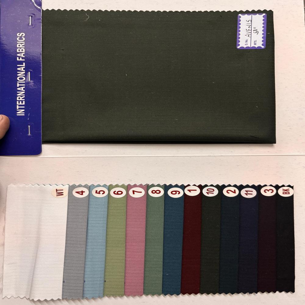 Avenis Poly Cotton Stripe Fabric Width 58