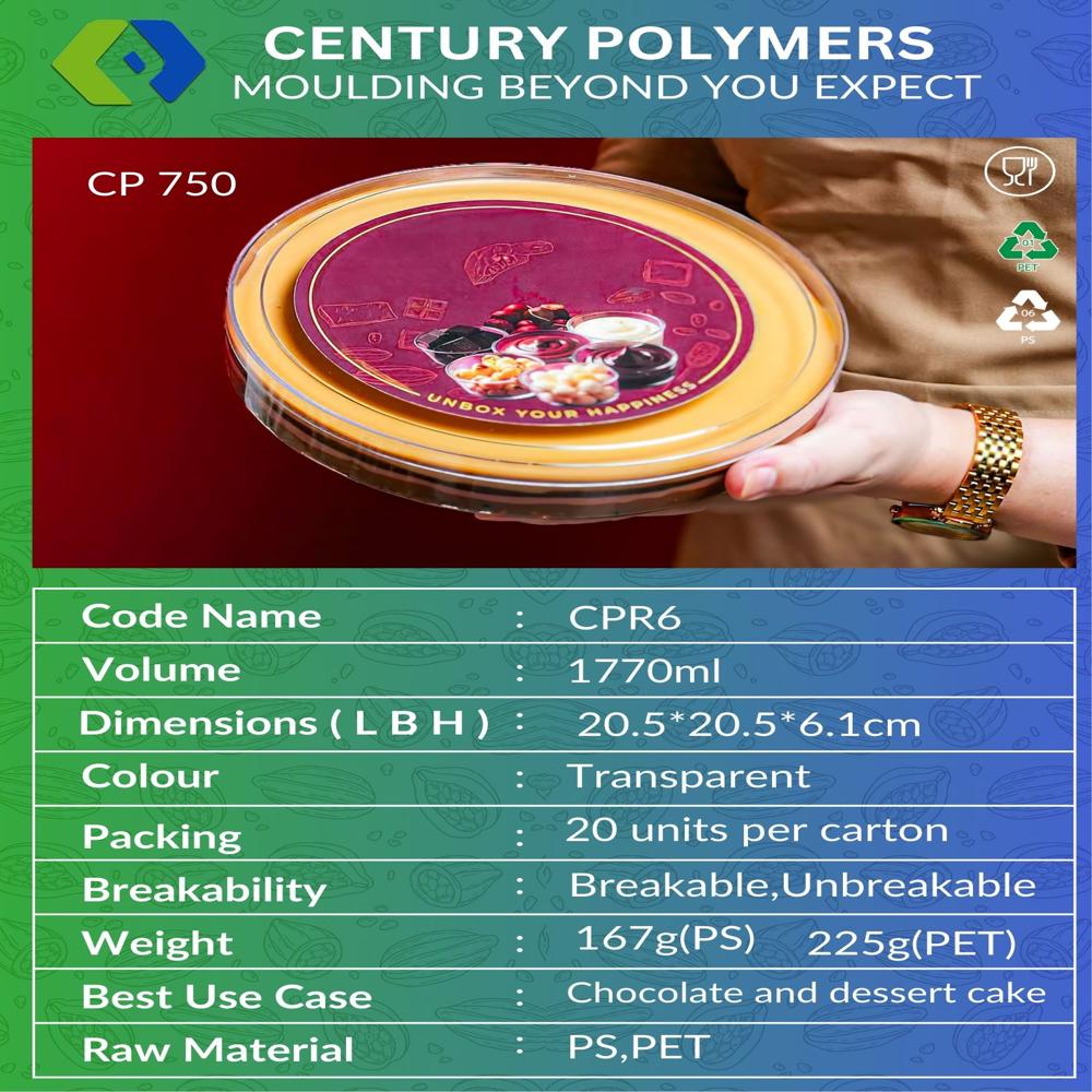 Cp 750 Storage Container (Cpr6) - Color: Transparent