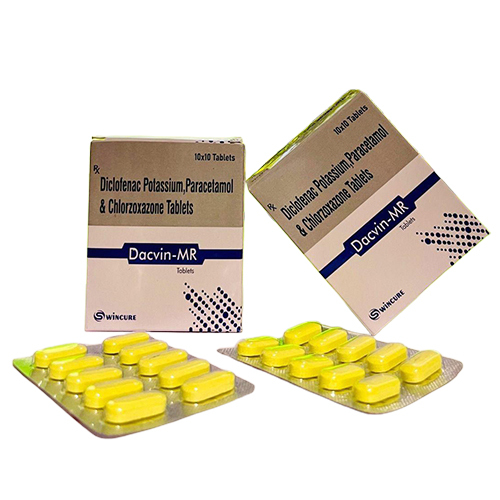 Diclofenac Potassium Paracetamol And Chlorozoxazone Tablets