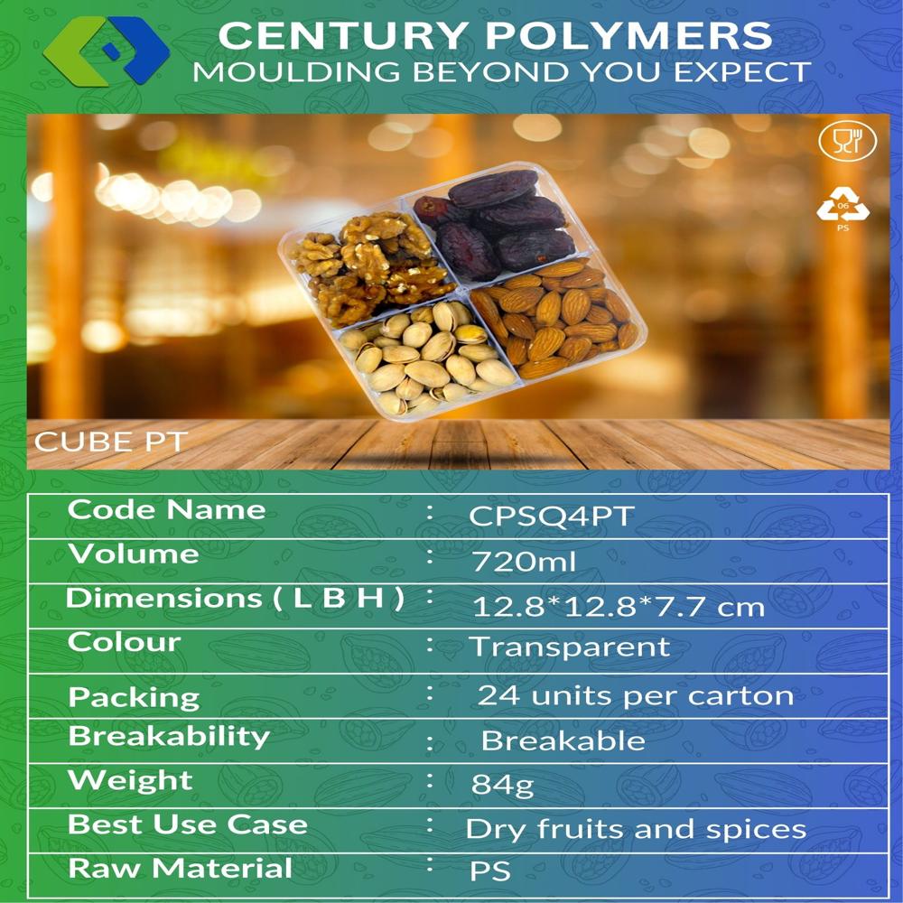 Cp Cube Pt Partition Storage Boxes (Cpsq4pt) - Feature: High Quality