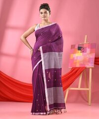 Women cotton handloom sarees