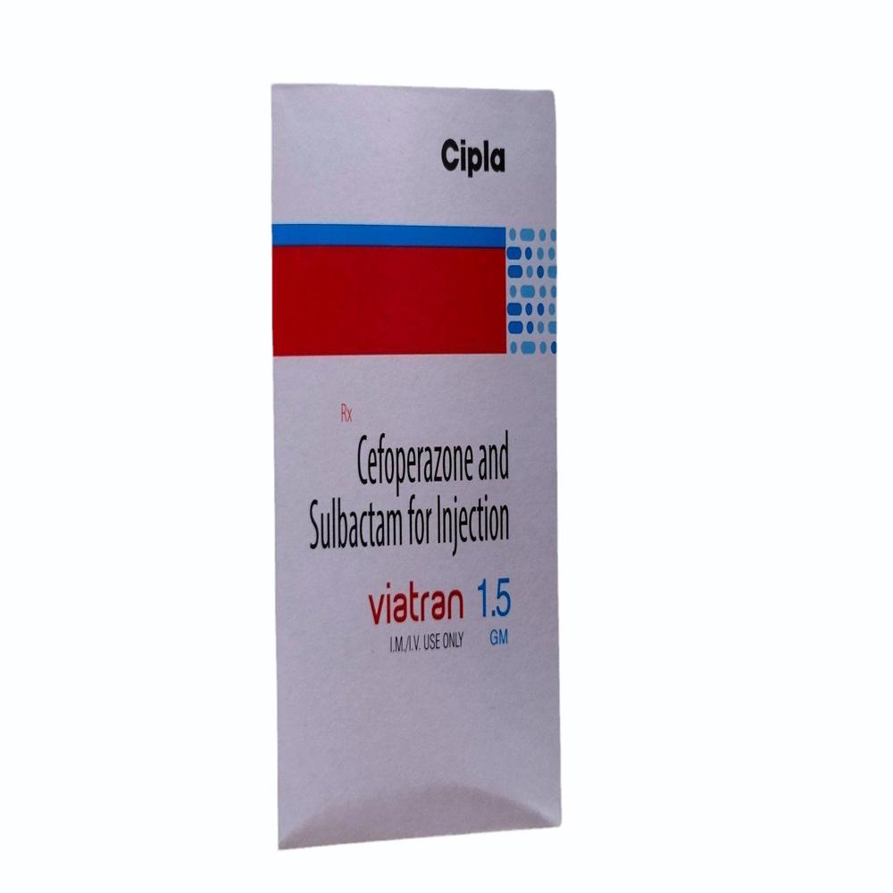 Viatran  Cefoperazone & Sulbactam Injection 1.5 gm