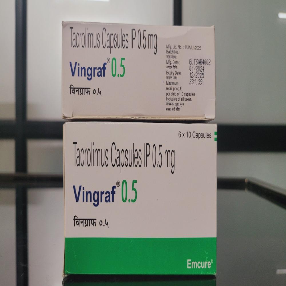 Vingraf Tacrolimus Capsule 0.5 mg