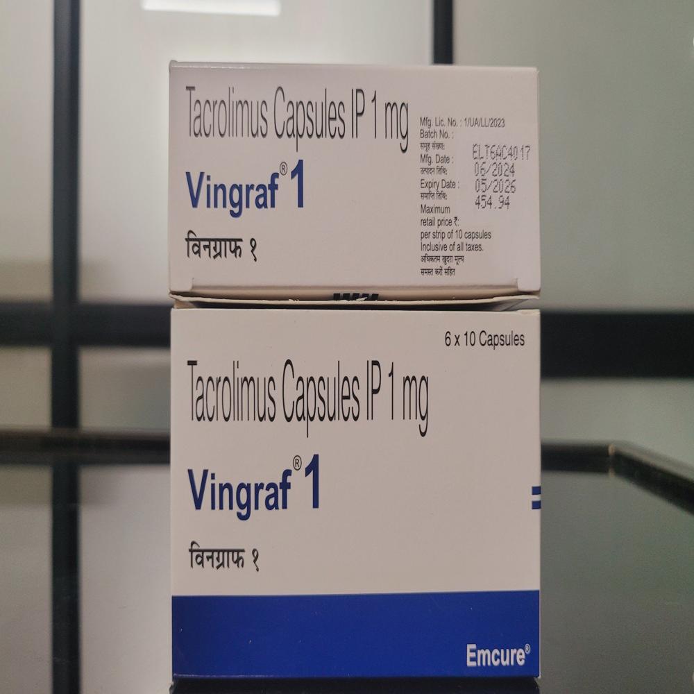 Vingraf Tacrolimus Capsule 1mg