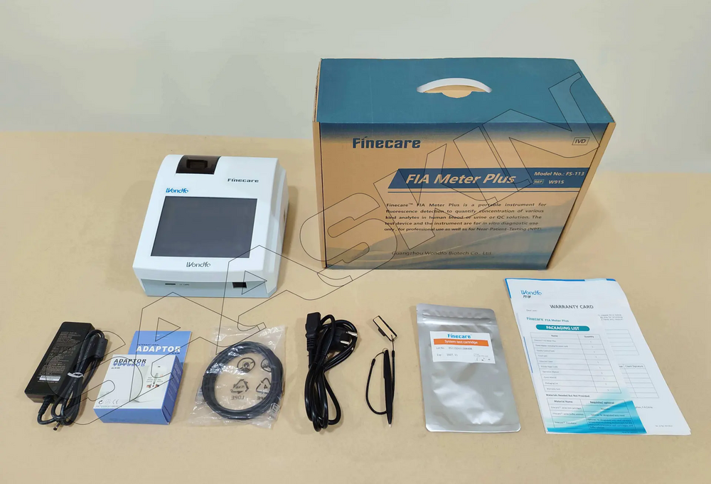 Wondfo Finecare Fia Meter Plus - Fluorescence-based Lateral Flow Immunoassay System With Internal Temperature Control, Multi-disease Diagnostics