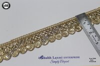 Golden Gota Cutwork Lace