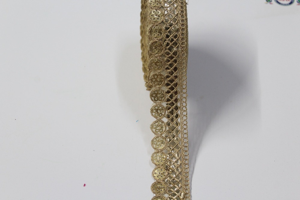 Golden Gota Cutwork Lace