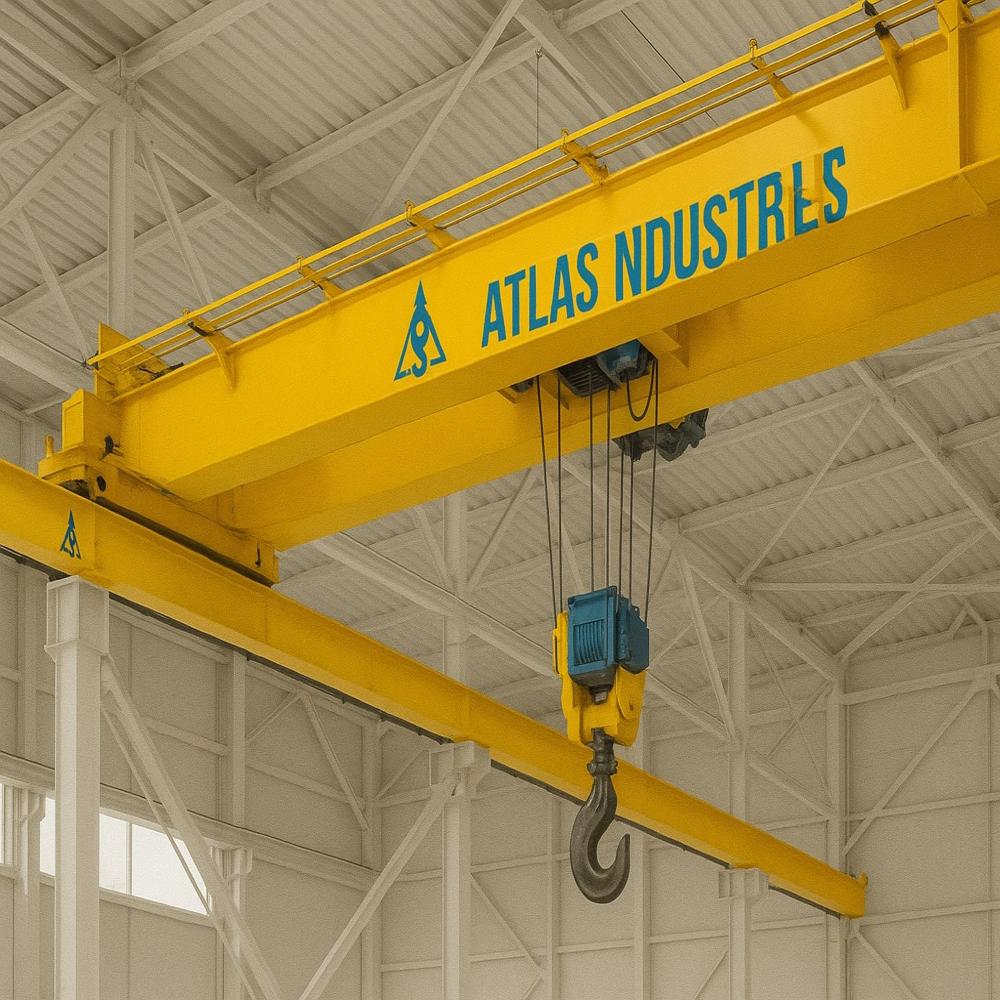 5 Ton Double Girder Eot Crane - Color: Yellow