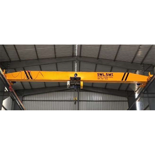 Swl5Mt Single Girder Eot Crane - Color: Yellow