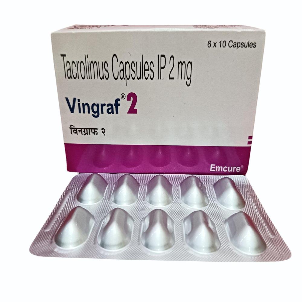 Vingraf Tacrolimus  Capsule 2mg  