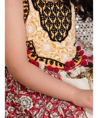Innocent Festive Black Flaired Chaniya Choli for Kids