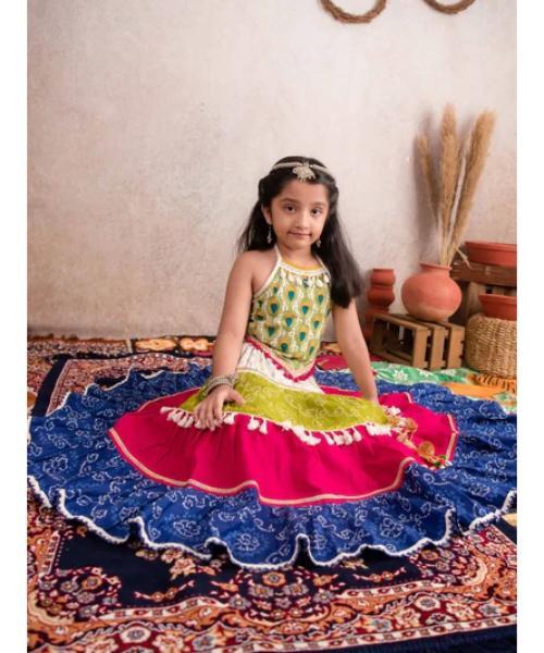 Classic Shrinathji Chaniya Choli for Baby Girls