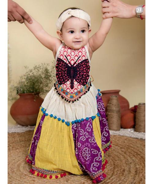 Classic Shrinathji Chaniya Choli for Baby Girls