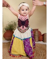 Classic Shrinathji Chaniya Choli for Baby Girls