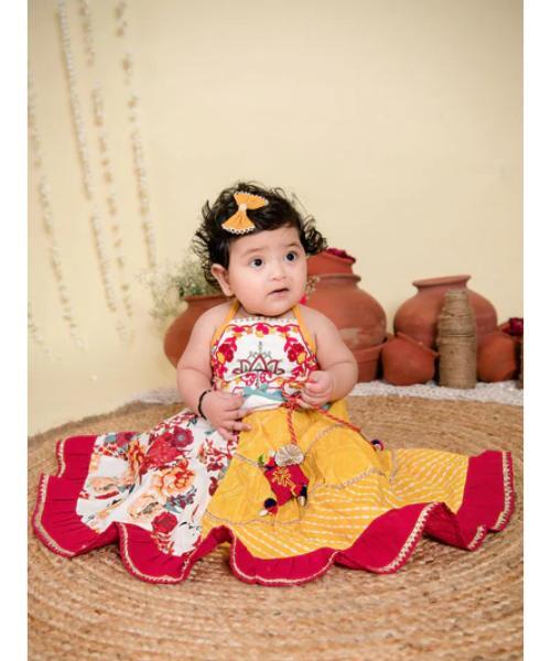 Classic Shrinathji Chaniya Choli for Baby Girls