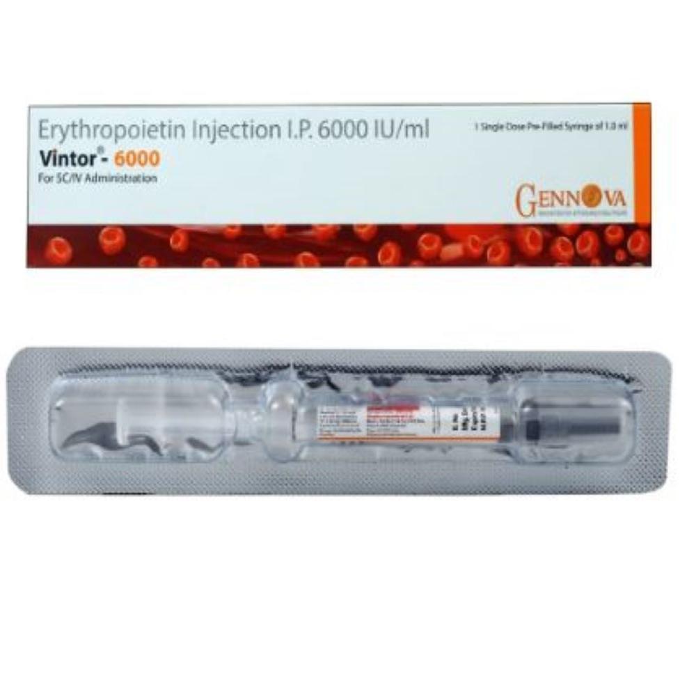 Vintor  Erythropoietin Alfa Injection 6000IU