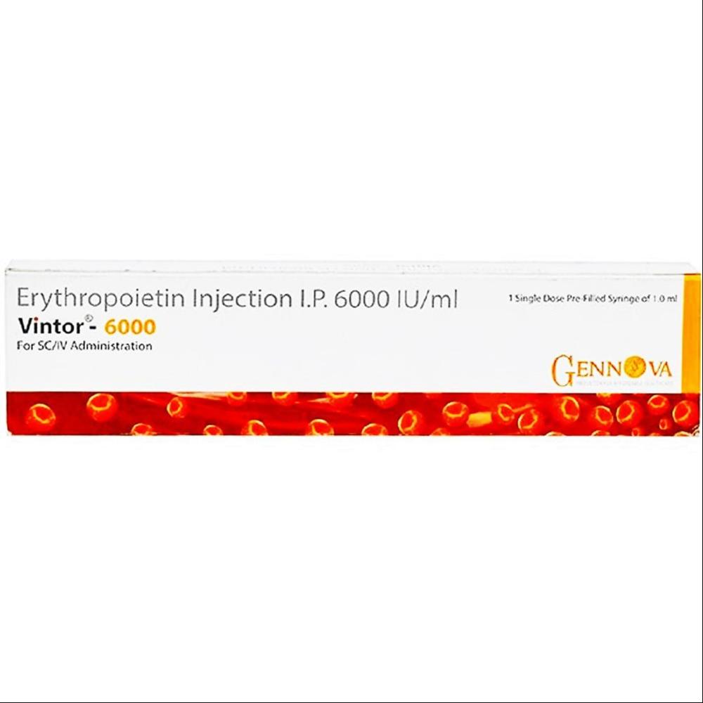 Vintor  Erythropoietin Alfa Injection 6000IU