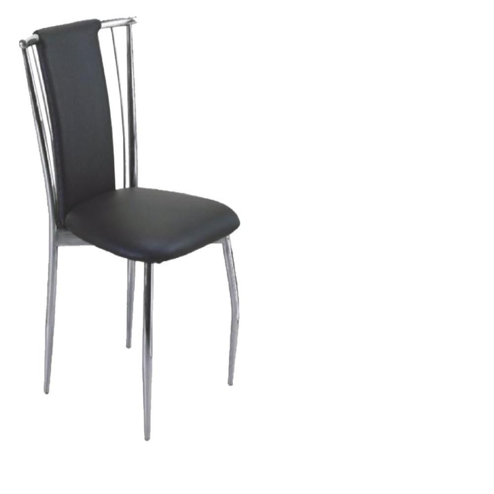 Om Woods Dmc 079 Dining Chair - Iron Frame With Smooth Finish , Eco-friendly Design And Modern Indian Style For Indoor Use