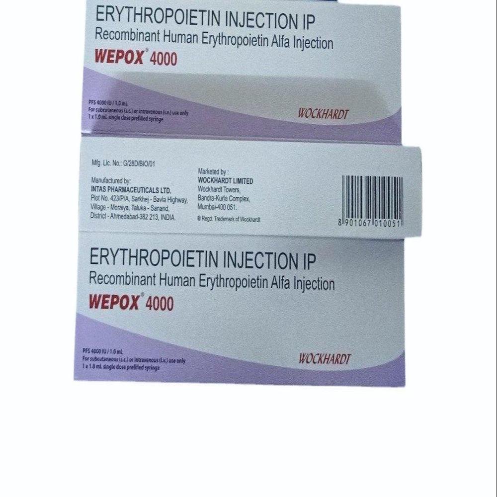 Wepox Erythropoietin Alfa Injection 4000IU
