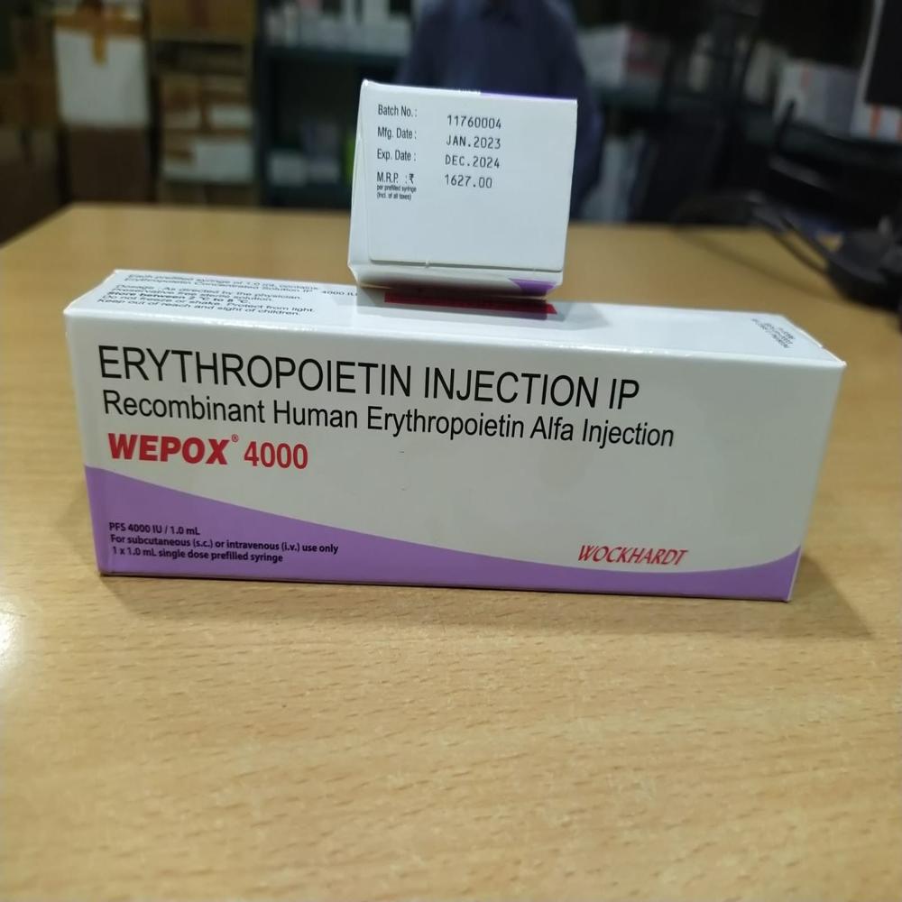 Wepox Erythropoietin Alfa Injection 4000IU